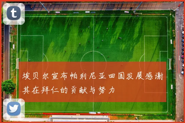埃贝尔宣布帕利尼亚回国发展感谢其在拜仁的贡献与努力
